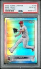 MIKE TROUT 2022 Topps Chrome Refractor PSA 10 💎 GEM MINT #200 Angels