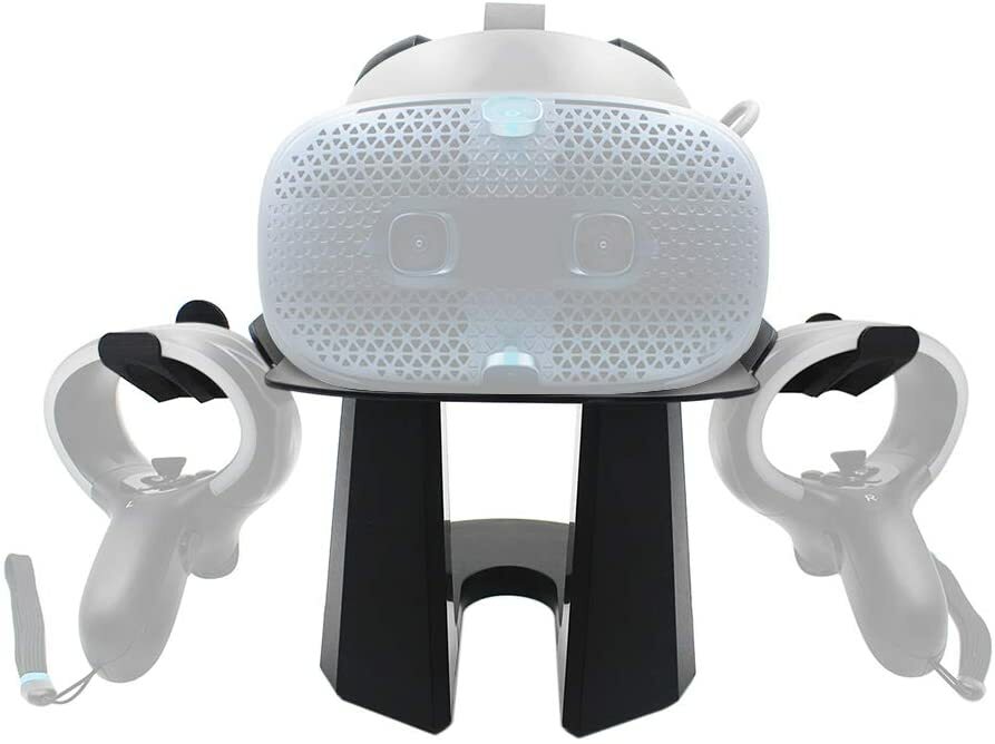 VR Headset Base Stand Support Mount w/ Controller Bracket for HTC Vive Cosmos-image