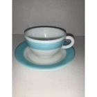 Vintage CORNING Milk Glass Cup and Saucer Set USA