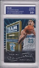 ANTHONY DAVIS ROOKIE CARD 2012 Panini Brilliance Basketball GEM MINT 10 Laker RC