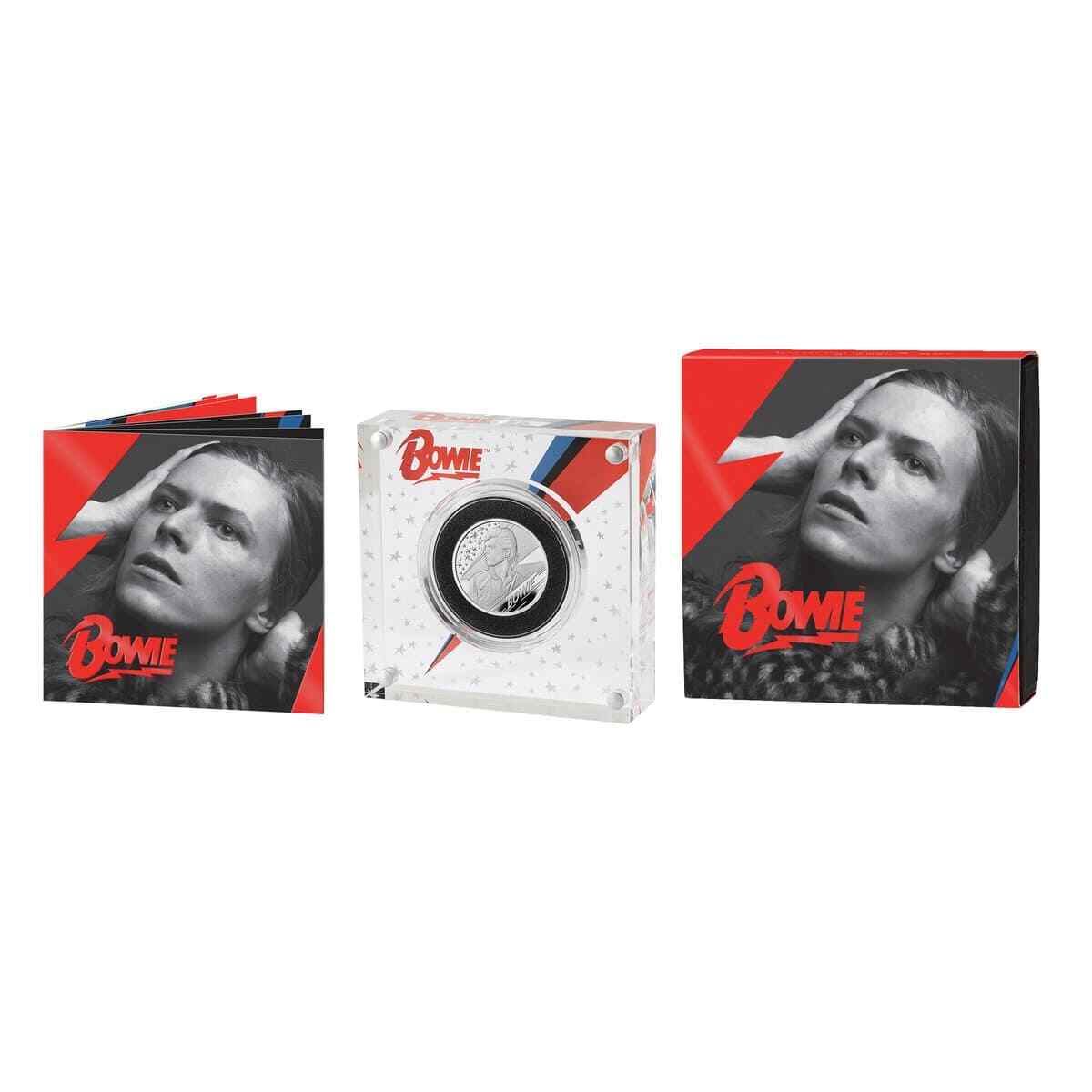 2020 Great Britain 1/2 oz Proof Silver Music Legends: DAVID BOWIE