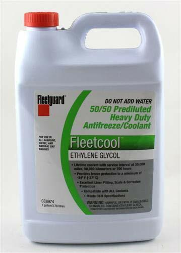 Fleetguard CC8974 Coolant Antifreze Green 50/50 Heavy Duty (1