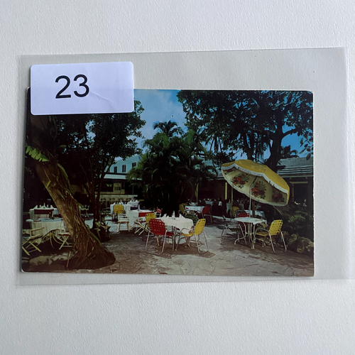 Patio Delray Restaurant Delray Beach Florida Unposted Postcard - Picture 3 of 3