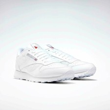 REEBOK Classic Leather 9771 White / White / Grey RUNNING SHOE Men's Shoes