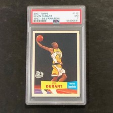 Kevin Durant [1957] #112 Prices [Rookie] | 2007 Topps 1957-58