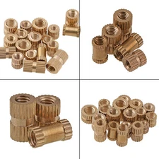 M3 / M4 Brass Knurled Nuts Insert Embedded Nuts