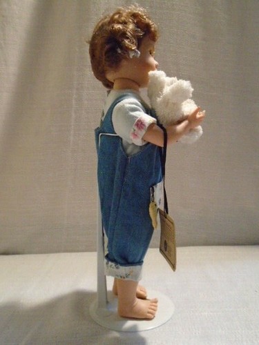 2002 Boyds Bear Little Girls & Boyds Abby and Gil Deep Sea Fishing Doll 4706 - Picture 3 of 7