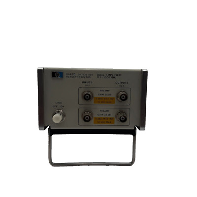 HP 8447D OPT.001 Dual Amplifier 0.1-1300MHz Dual Channel