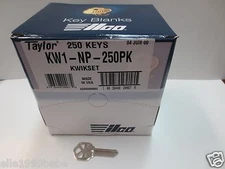 250 Ilco Nickel Plated Over Brass Kwikset KW1/NP  Key Blanks/Made by Ilco in USA