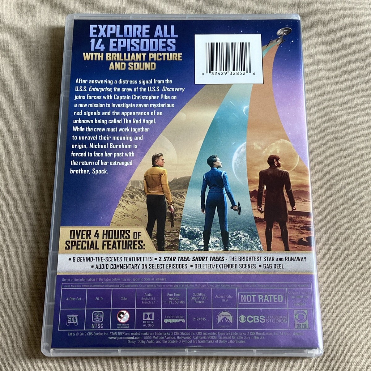 Star Trek Discovery: Season Two (DVD 2019 4-Disc Set + Slipcover