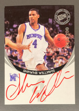 SHAWNE WILLIAMS 2006 Press Pass Autographs Silver red ink 028/200