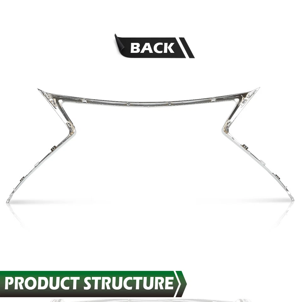 Fit For 2015-2017 Lexus NX200t NX300h F Sport Front Bumper Grille Trim Chrome - Image 3 of 4