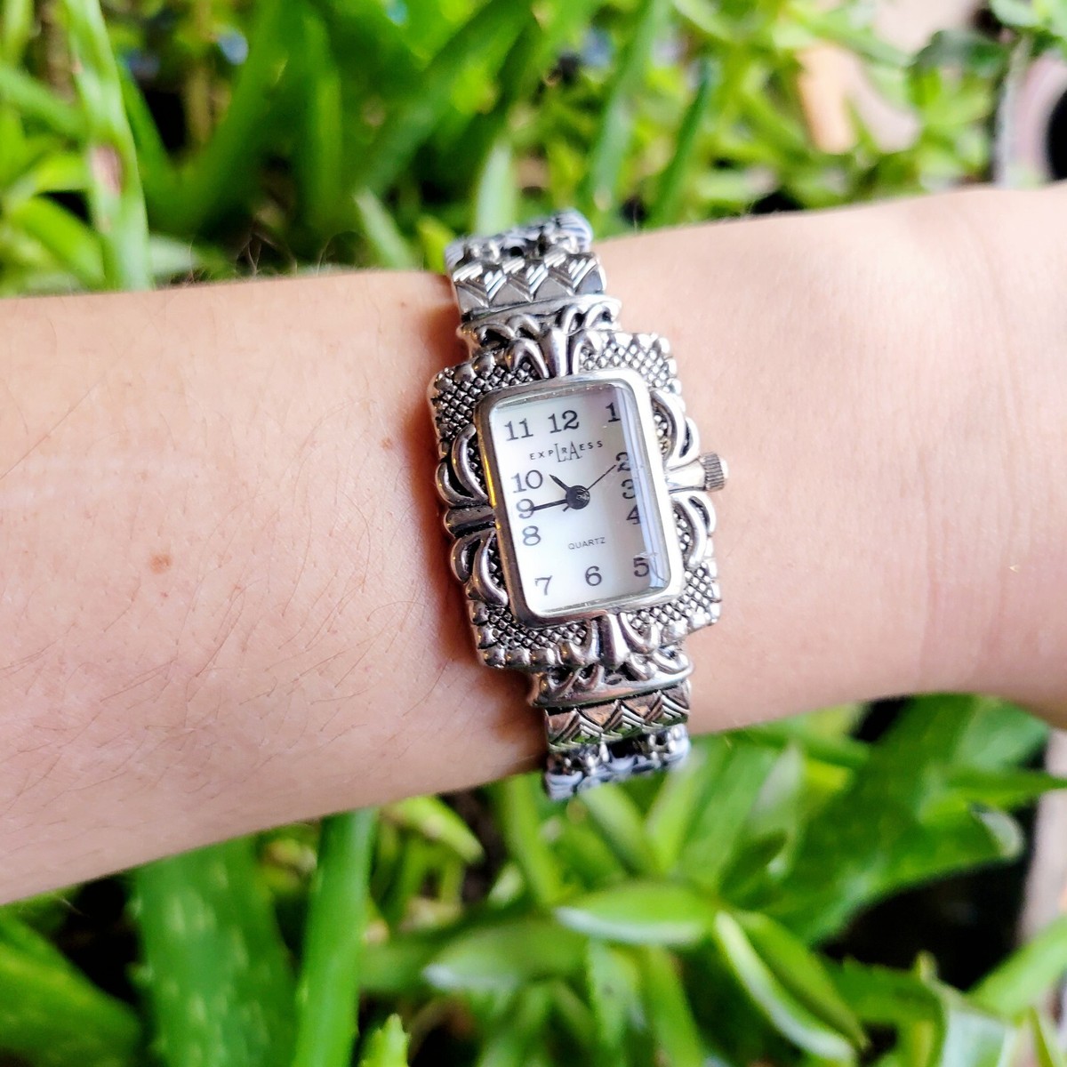 Vintage LA Express Ornate Silver Beaded Watch | eBay display picture 1
