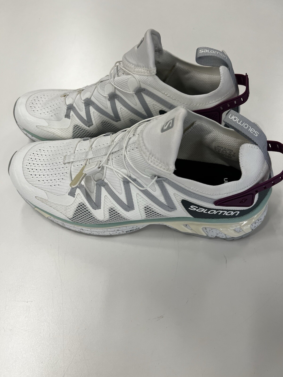 Scarpe da trail running Salomon XT Rush BIANCHE PERLA BLU YUCCA L4706300 GB nuove 11 5