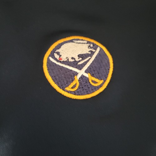 Adidas Golf Buffalo Sabres Pullover Jacket Men's Size Small Blue Yellow - Picture 4 of 7