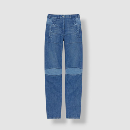 $480 Kenzo Men's Blue High-Rise Denim Jean Pants Size 38