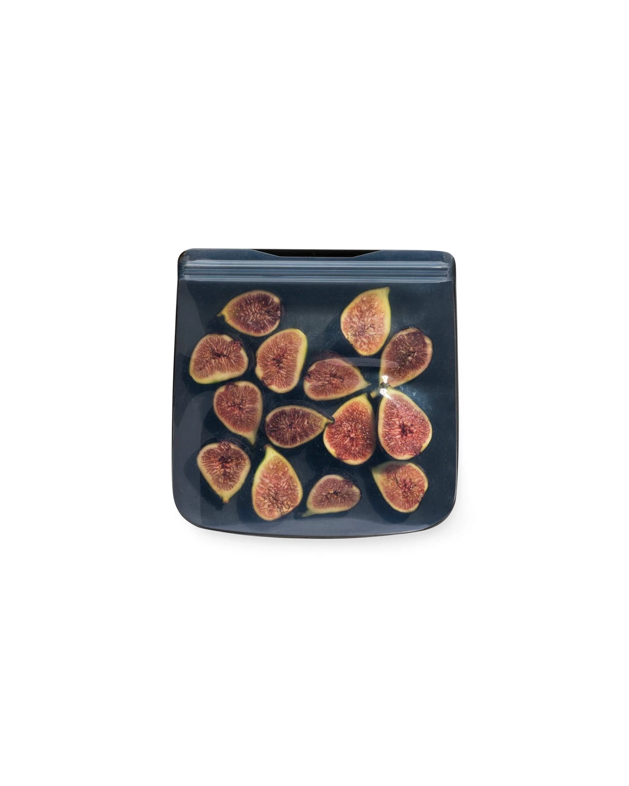 W&P Porter Silicone Reusable Storage Bag, Sandwich (34oz Flat), Charcoal, Foo...