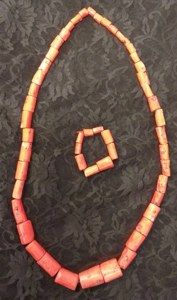 Mens shop coral necklace