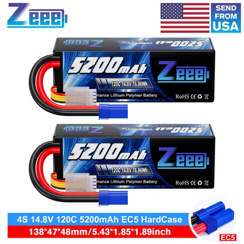Zeee 2S Lipo Batterie 7.4V 50C 4200mAh RC Batterie Avec