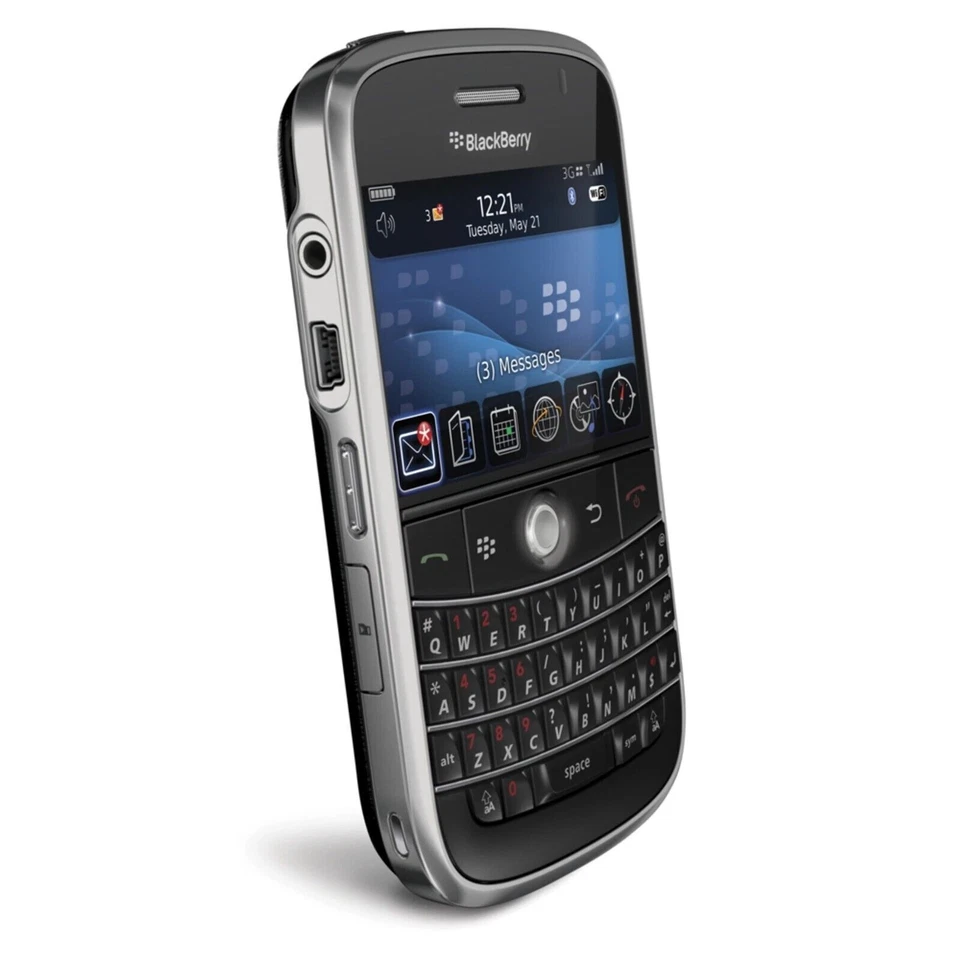 Original BlackBerry Bold 9000 Bluetooth Unlocked QWERTY Keyboard 3G Mobile Phone - Image 2 of 4