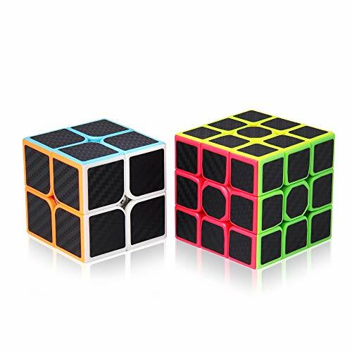 ROXENDA Speed Cube Set, [2 Pezzi] Magic Cube Set di 2x2 3x3 Cube, (D7E)