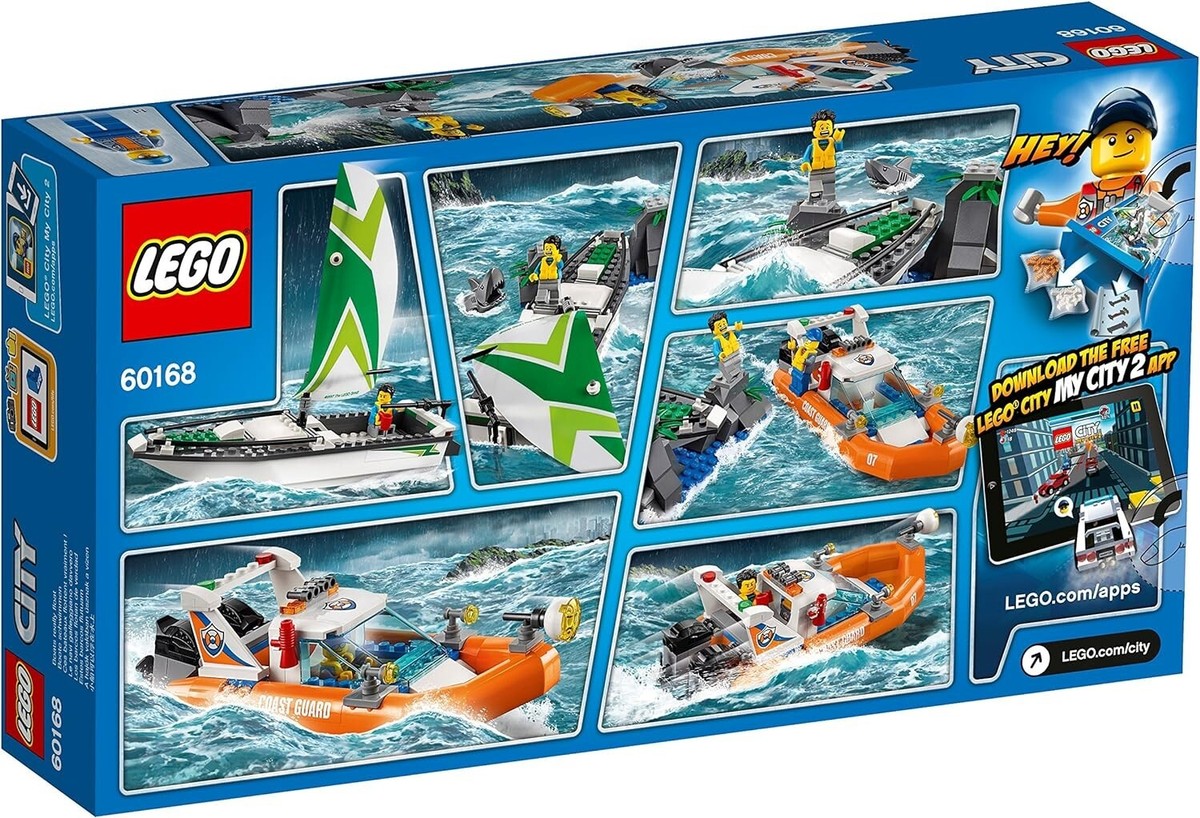LEGO 60168 CITY Coast Guard Sailboat Rescue 673419265119| eBay