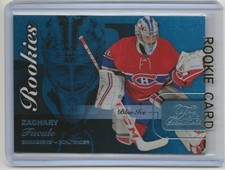 15-16 2015-16 Fleer Showcase Flair Blue Ice #62 Zachary Fucale ROW 0 060/199 