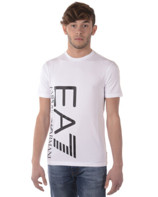 Emporio Armani EA7 Sweatshirt Men's White T Shirt 3ZPT36PJM5Z 1100