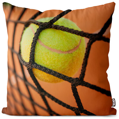 VOID Kissenbezug Tennis Tennisball Netz DTB Lernen Spielen Sport Tennisspieler