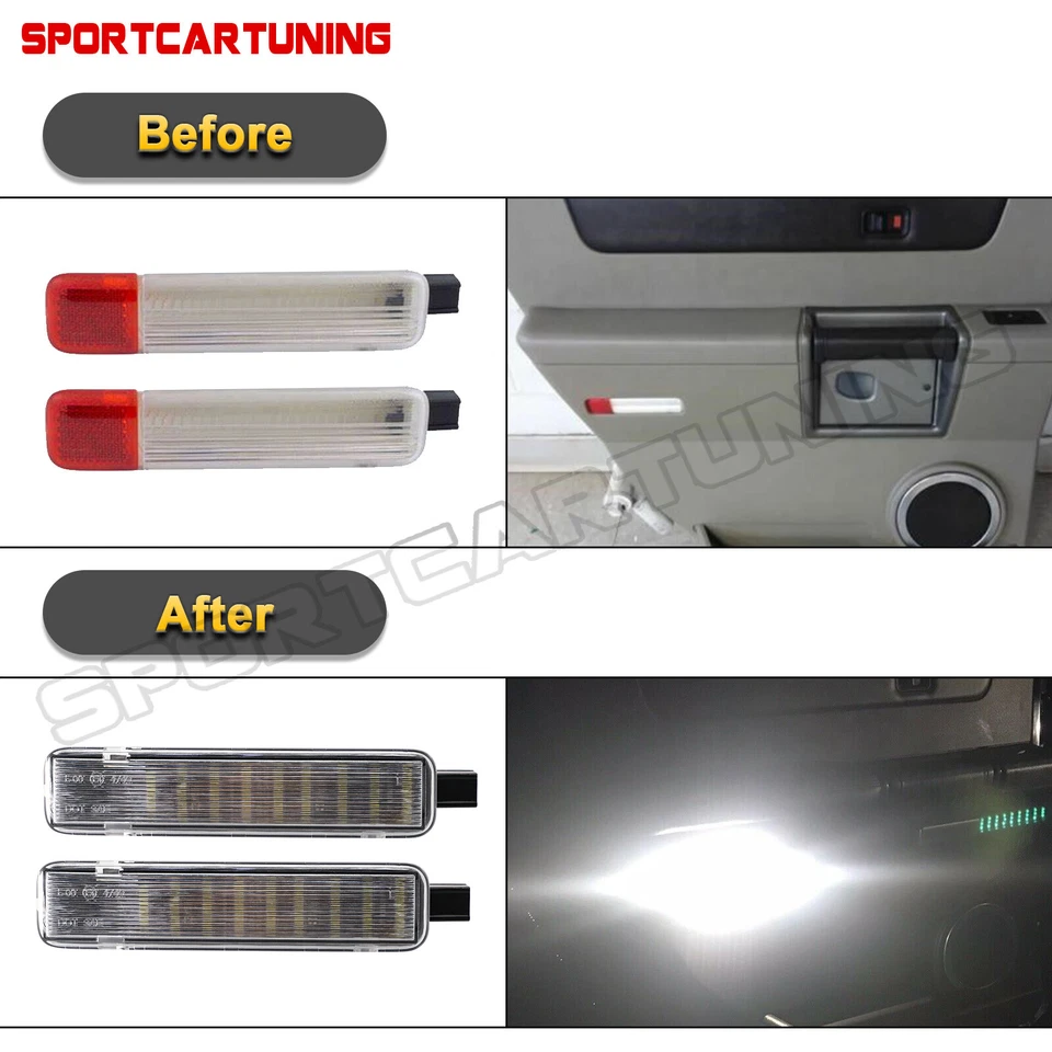 LED Door Courtesy Light For Chevy C/K Silverado Suburban Tahoe GMC Sierra Yukon — 第 3/4 张图片