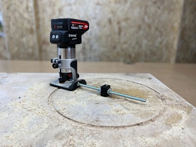 Kreisvorrichtung für Trend T18S/R14K1 1/4 Trimmer Router voll verstellbar