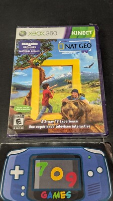 SEALED Kinect Nat Geo TV: America the Wild (Microsoft Xbox 360) Brand New