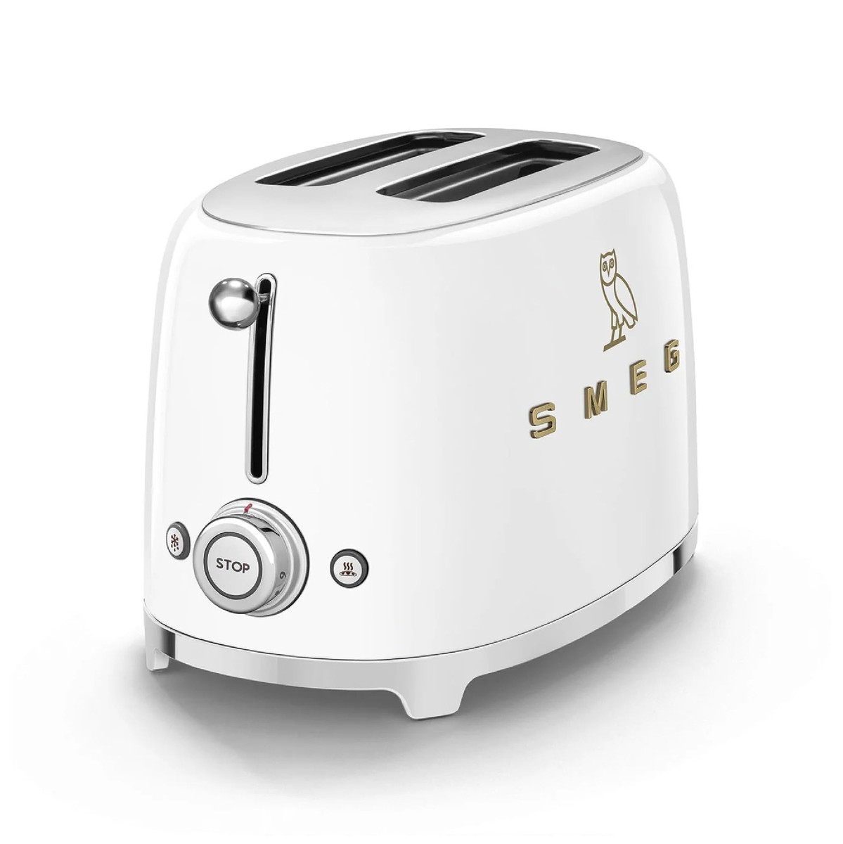 Smeg 2-Slice Toaster – Stainless Steel, 6 Toasting Levels, Reheat/Defrost/Bagel Settings, Removable Crumb Tray - View #9