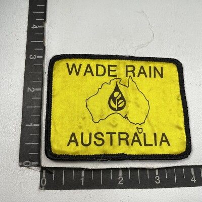 Vtg WADE RAIN AUSTRALIA Patch C14W
