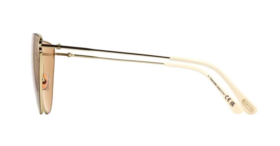 Gafas de sol TOM FORD TF 1005 32G Anais-02 dorado ojo de gato marco 62-17-140 Foto 2 de 3