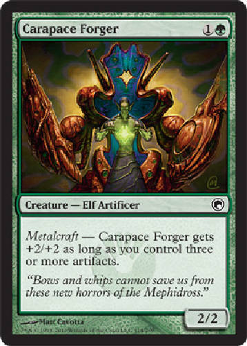 CARAPACE FORGER X4 4 4X Scars of Mirrodin MTG Magic the Gathering Cards DJMagic - Picture 1 of 1