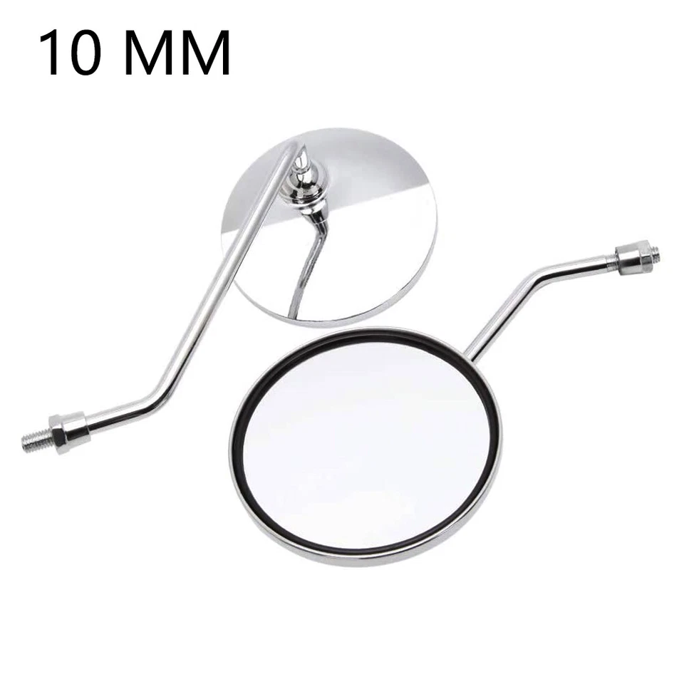 Espelhos retrovisores laterais M10 para Yamaha YDT1 XT750 XT600 XT550 XT350 XS850 XS2 - Imagem 4 de 4