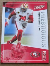TRENT WILLIAMS 2022 Panini Prestige Prestigious Pros #PP-22 San Francisco 49ers