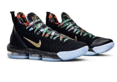 Nike LeBron XVI 16 Watch The Throne Mens Sz 9 W/ Gold Clips New | eBay
