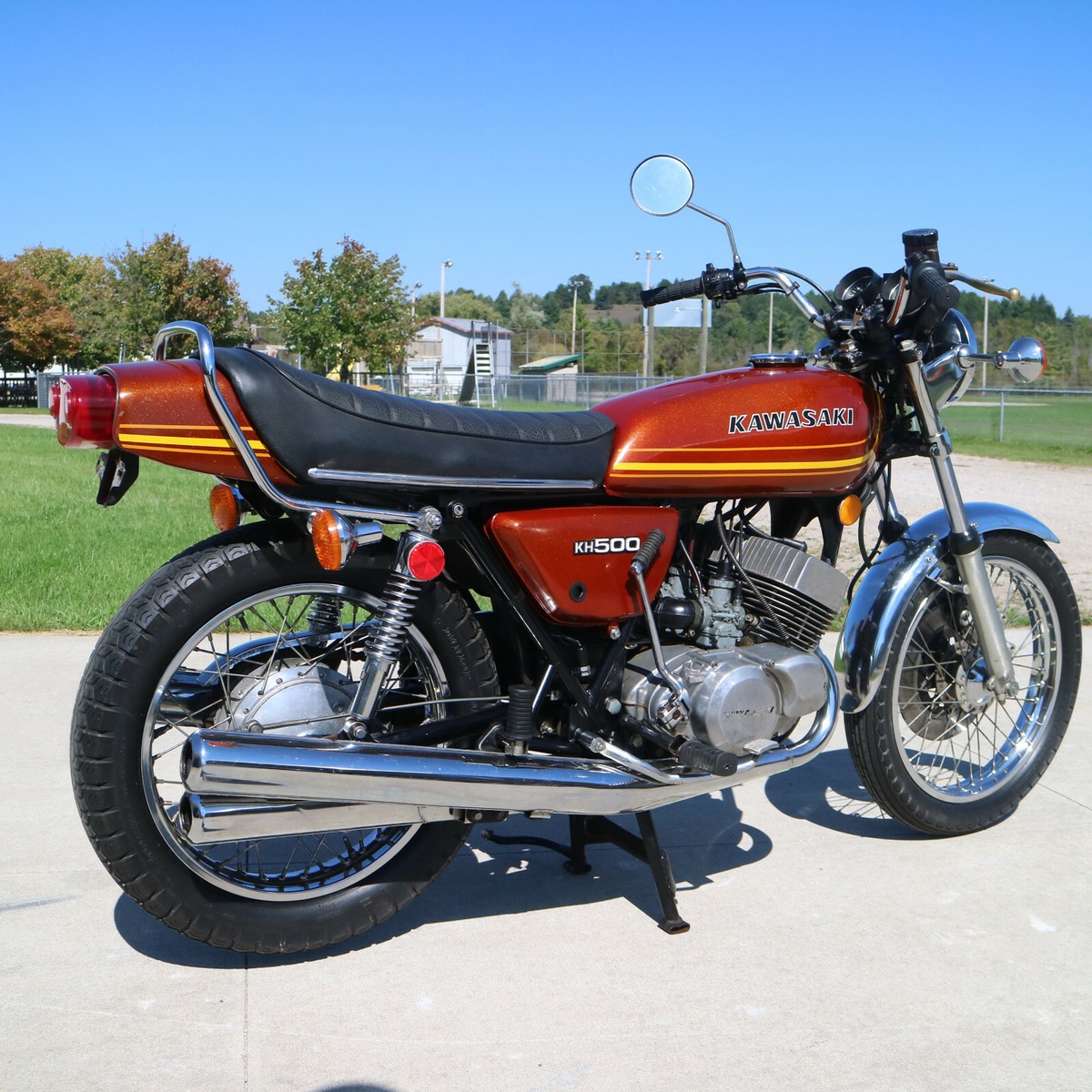 Kawasaki KH500 500 Triple Headstock Decal / VIN tag | eBay
