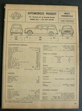 Revue technique Peugeot 403