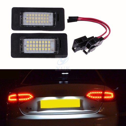 Audi A4 B7 LED Kennzeichenbeleuchtung Für AUDI A3 S3 8P 8PA A4 S4 RS4 B6 Audi A4 B6