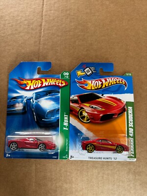 Hot Wheels Lot 2x Treasure Hunt Enzo Ferrari / Ferrari 430 Scuderia K74