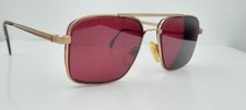 Vintage Menrad 343-700 Gold Square Pilot Metal Sunglasses FRAMES ONLY