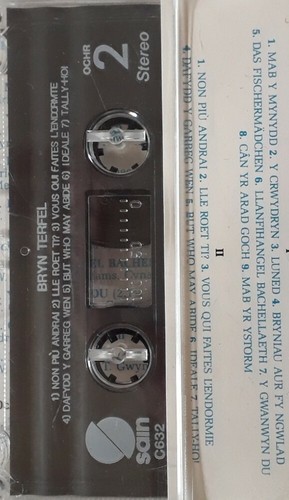 Bryn Terfel-Volume 1 Cassette.1988 Sain C632.Tally Ho/Luned/Dafydd Y Garreg Wen+ - Picture 2 of 4