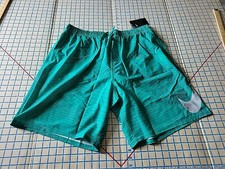 Nike Mens Breaker Volley 9" Swim Shorts Teal Green Mens 2XL 8