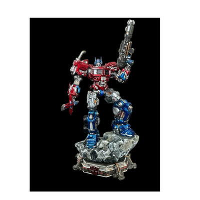 Transformers Optimus Prime 3D printed and custom painted 17  statue 