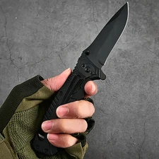 SPRING OPEN ASSISTED TACTICAL FOLDING POCKET KNIFE EDC Blade Tactical Tool