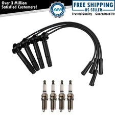 Ignition Kit Spark Plug & Wire Set For Subaru Outback Forester Legacy 2.5
