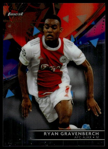 2021 Topps Finest UEFA Champions League Ryan Gravenberch #63 card